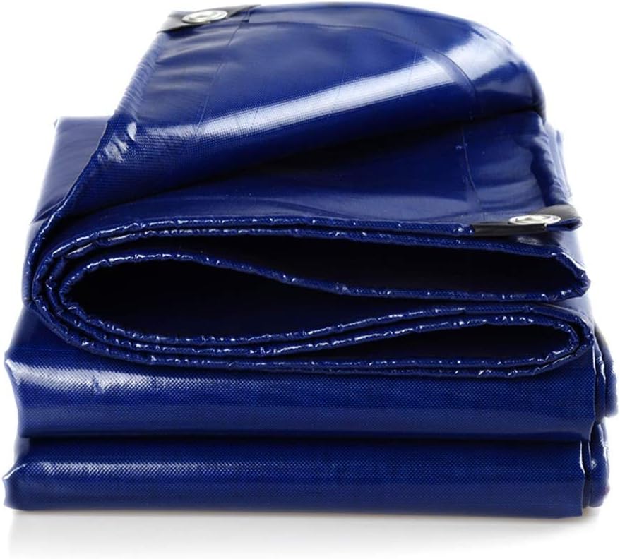 YONG FEI Rainproof cloth waterproof sunscreen PVC tarpaulin car wagon tent awning Oxford cloth canvas double sided waterproof poncho, blue, 16 sizes tarpaulin (Size : 2mX2m)