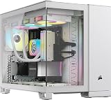 CORSAIR iCUE LINK 2500X RGB Small-Tower mATX Case White Dual Chamber