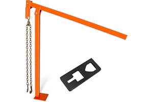 MAHOOMMAKH T-Post Puller, Fence Post Puller - Post Puller of Remove T-Posts, Wooden Fence Posts, Cement Plugs, or Small Tree Stumps