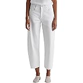 AG Womens Hattie High Rise Crop Barrel