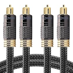 FosPower 24K Gold Plated Toslink Digital Optical
