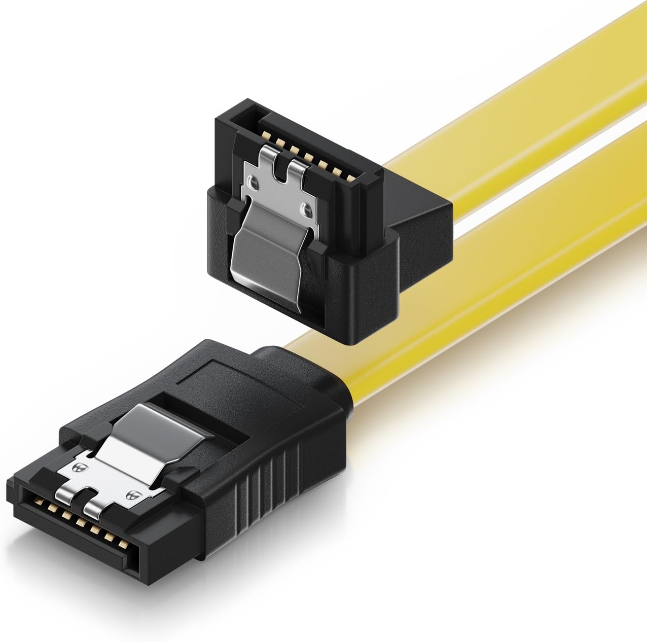 deleyCON 30cm Cable SATA III SATA 3 Cable de Datos Cable de Conexión