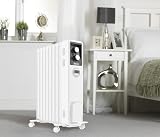 Dimplex ECR20Tie 2kW Eco Portable Radiator White/Light Grey view 2
