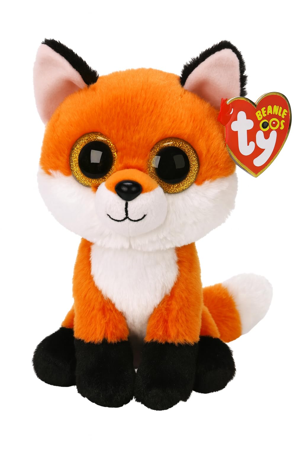 Ty Meadow Fox Beanie Boos 6" | Beanie Baby Soft Plush Toy | Collectible Cuddly Stuffed Teddy