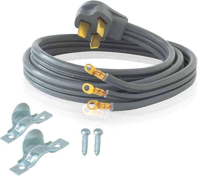 EZFLO 61241 3Prong Electric Range Cord50 AMP Home