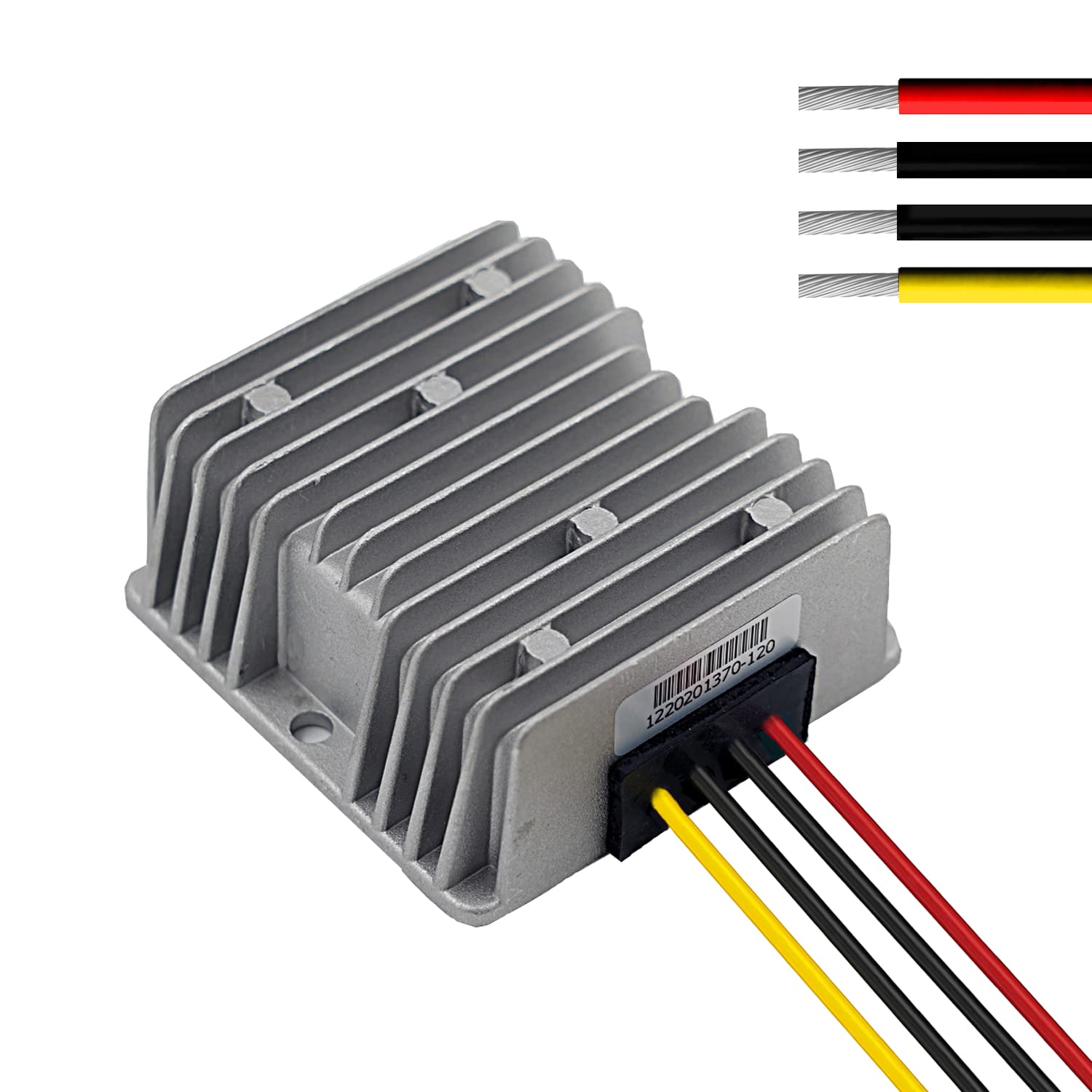 DC 24V to 12V DC down converter, 15A/180W power supply adapter, voltage changer, reducer regulator for car to car to truck, boat solar system, etc. (accepts DC15-40V inputs) โ image 1