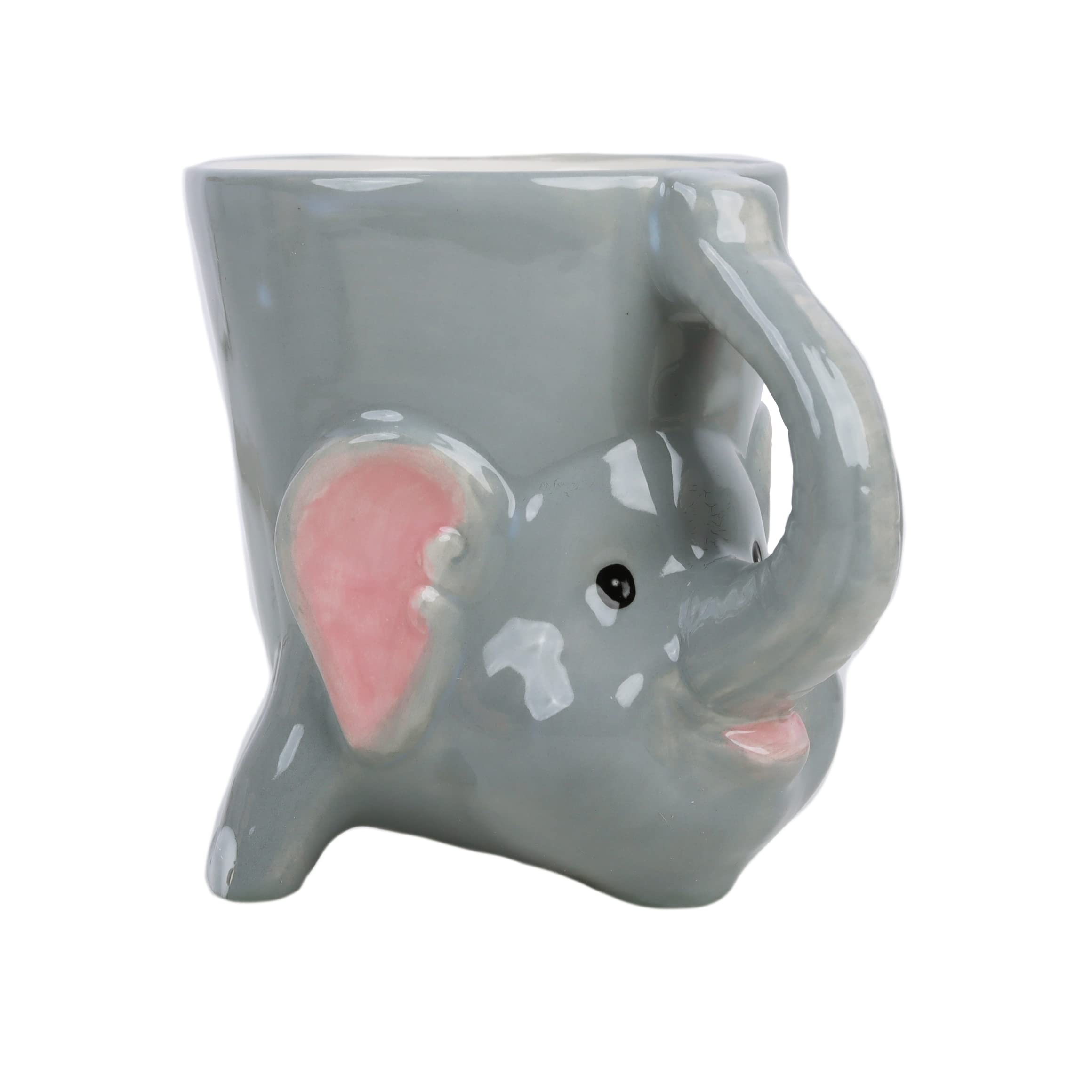 Servette Home Ceramic Coffee Mug 10oz Animal Mugs - Elephant