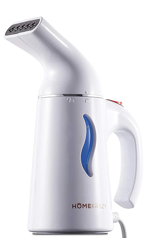 Clothes Steamer Handheld - Garment Steamer for Clothes - Hand-Held Steamer Portable - Lightweight Hand Steamer - Travel Steamer - White - 130 ml Tank