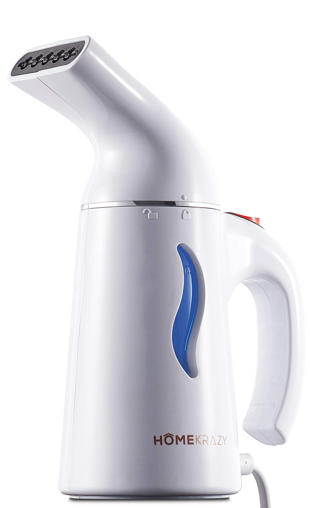 Clothes Steamer Handheld - Garment Steamer for Clothes - Hand-Held Steamer Portable - Lightweight Hand Steamer - Travel Steamer - White - 130 ml Tank