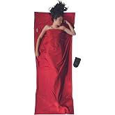 COCOON Microfiber TravelSheet Red - 1 Person Sleeping Bag Liner - 3 Seasons - Adults (Unisex)