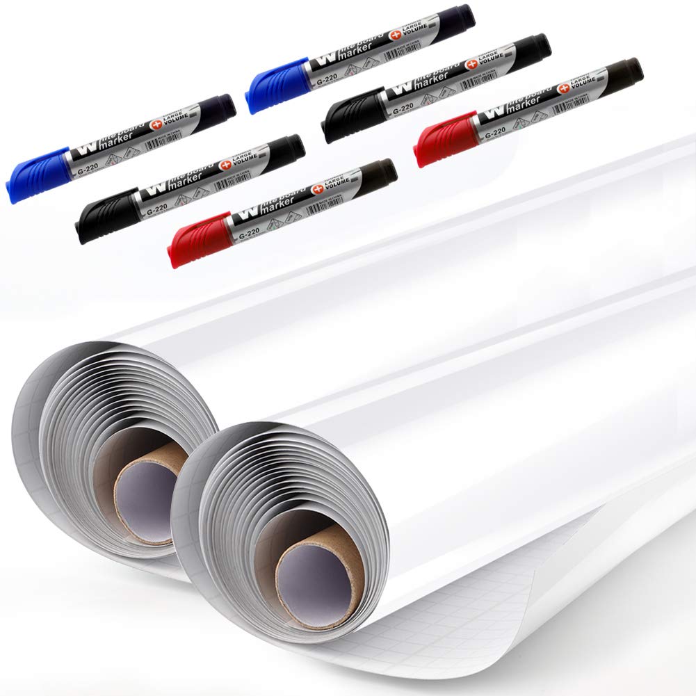 Buy Whiteboard Sticker Paper Sheets, Easy Peel and Stick Dry Erase