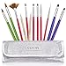 Makeup Brush Cleaner and Dryer Automatic 360 Degree Rotation with 8 Rubber Collars for All Sizes Brush, Best Christmas Gift for Women Wife Girlfriend Daughter
