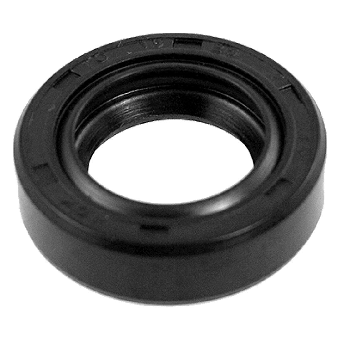 sourcing map Metric Rotary Shaft Oil Seal 15mm x 25mm x 5mm TC Double Lipped