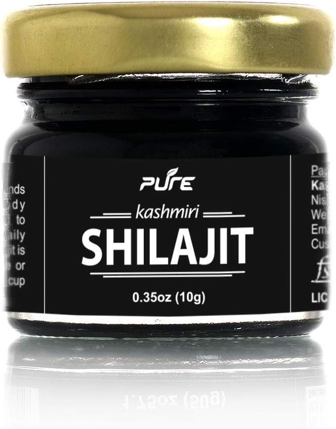 Kashmir Exotics Natural Lab Tested, Gold Grade Pure Kashmiri Shilajit for Power, Strength and Stamina (10 g)