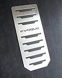 BRUSHED STAINLESS STEEL FOOTREST COVER RANGE ROVER EVOQUE ED4 SD4 SD SPORT TD4