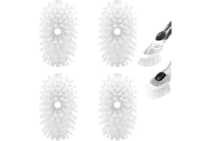 Brush Refills for OXO Dish Brush - 4 Pack Dish Brush Cleaning Soap Dispensing Head Replacement for Scrubber (White)