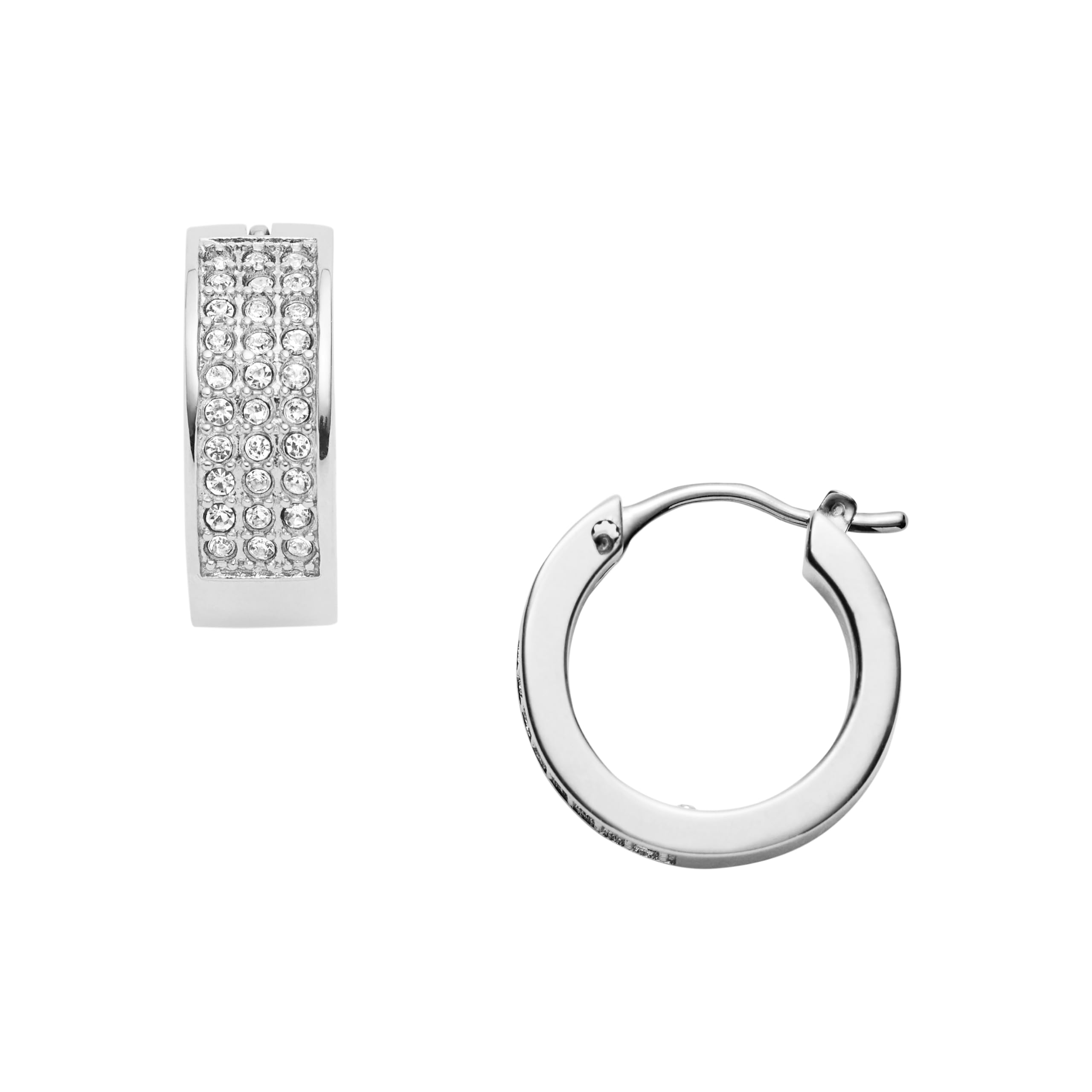 Fossil Women Stainless Steel Hoop Earrings - JOF00168040