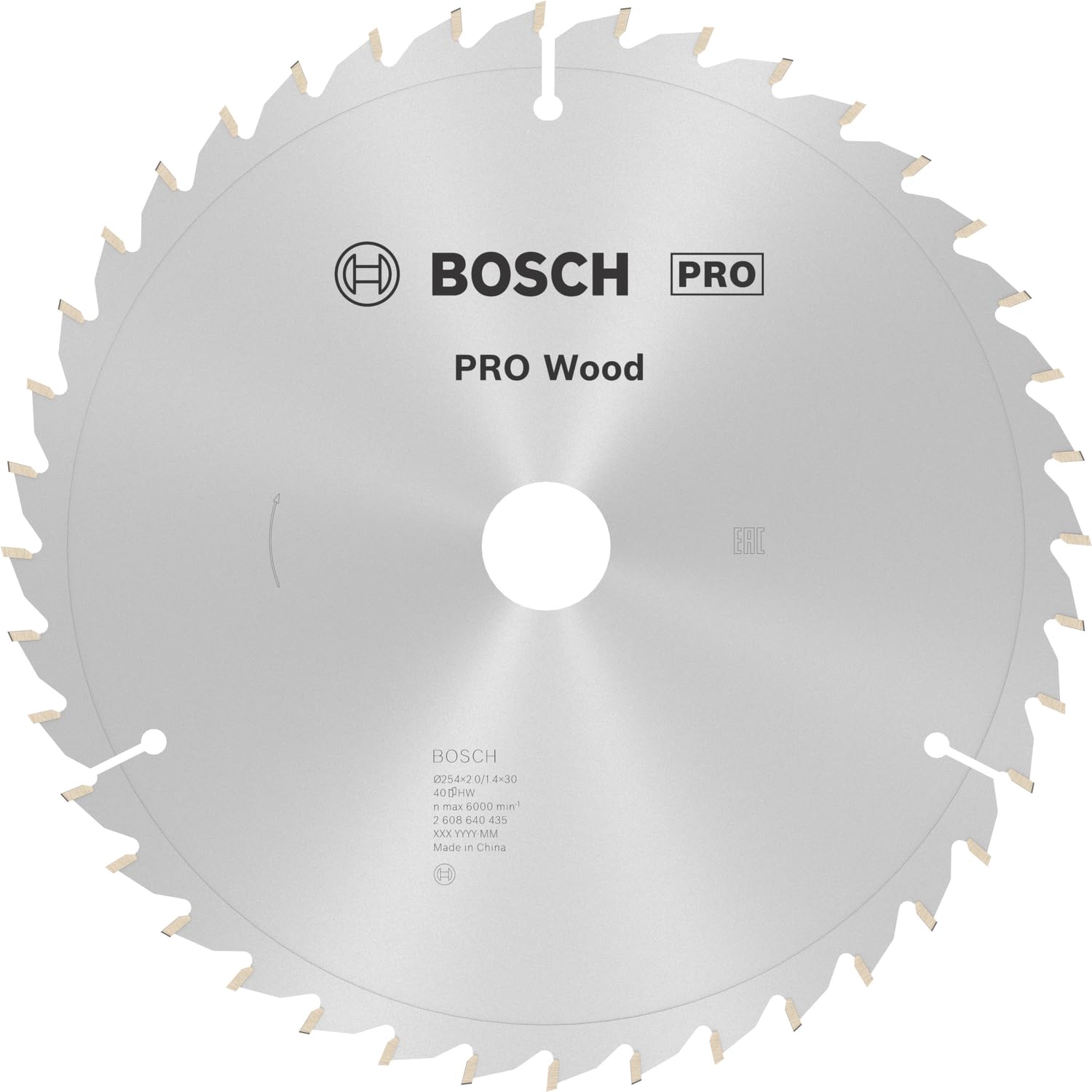 Bosch 1x PRO Wood Circular Saw Blade for Corded Mitre Saws (for Softwood, Hardwood, Ø mm, Professional Accessory Mitre Circular Saw)