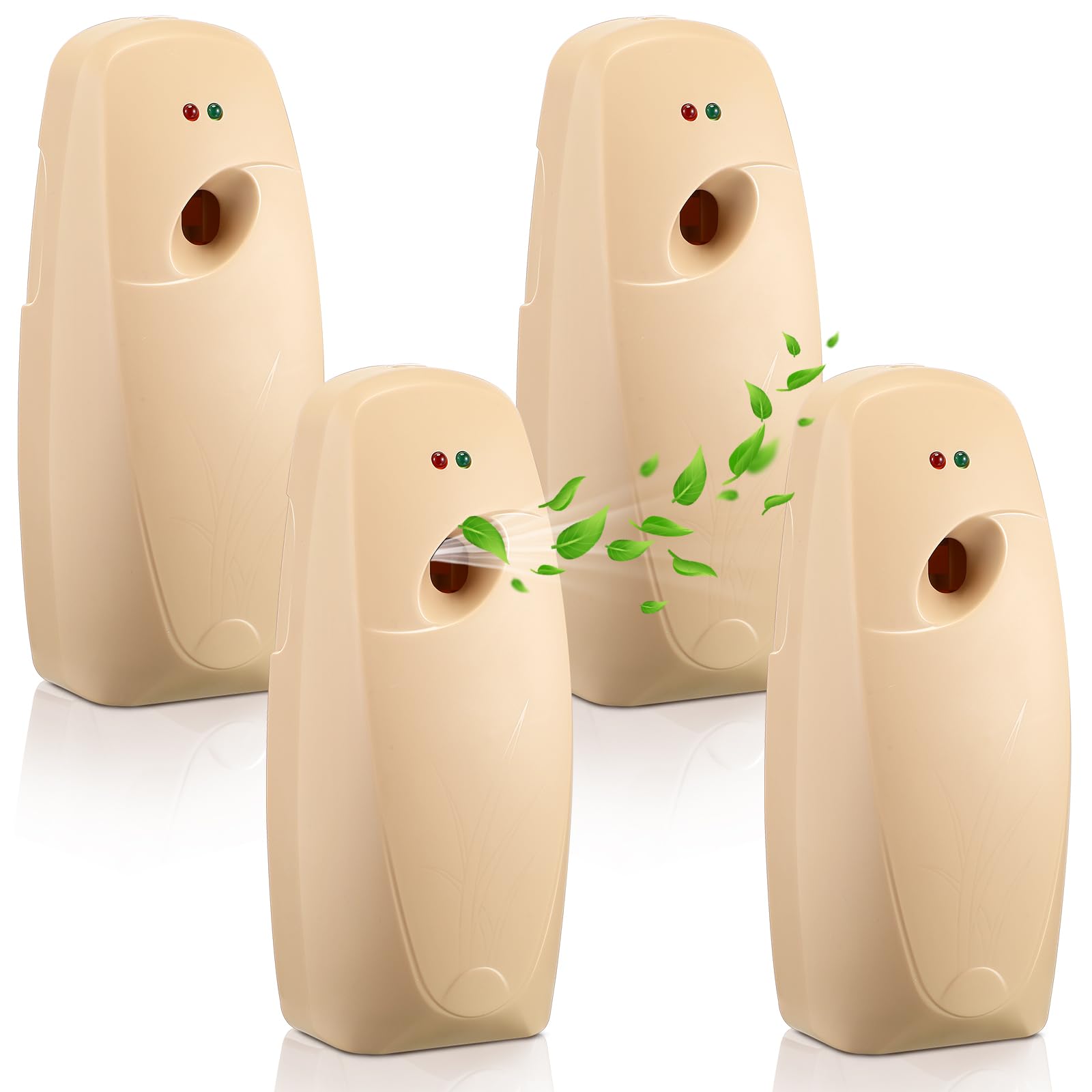 Photo 1 of Maxcheck Automatic Air Freshener Spray Dispenser Wall Mounted Automatic Spray Dispenser Air Freshener for Bathroom Battery Operated Free Standing for Commercial Place and Room(Light Khaki)