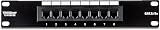 TRENDnet 8-Port Cat5e Patch Panel 10 Inch RJ45 Gigabit Unshielded Wall Mount view 5