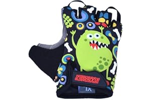 ZippyRooz Toddler & Little Kids Bike Gloves for Balance and Pedal Bicycles for Ages 1-8 Years Old. 8 Designs for Boys & Girls