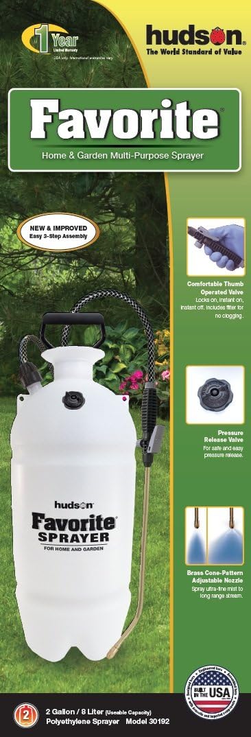 Amazon Com Hudson 30192 Favorite Eliminator 1 1 2 Gallon Sprayer Automotive Universal Joints Garden Outdoor