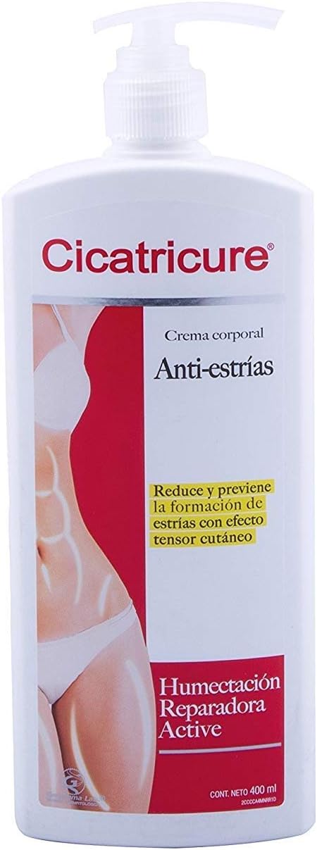 Cicatricure Anti Estrias Stretch Mark Cream/Anti-Estrias w Exclusive Maya Pyramide Gift