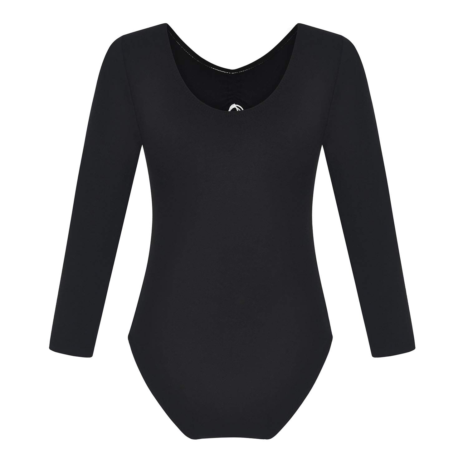 Body Danza Bambina Manica Lunga YiZYiF – Leotard In Cotone Per Ginnastica E Balletto, Taglie 2-14 Anni