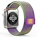 Enow Smart Watch Band, Fully Magnetic Closure Clasp Mesh Loop Milanese Stainless Steel Bracelet Strap for Smart iWatch Sport & Edition 38mm & 42mm