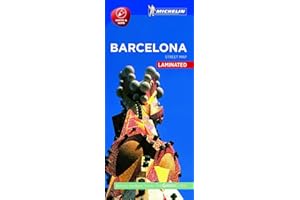 Michelin Barcelona City Map - Laminated