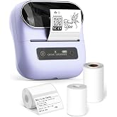 Phomemo Label Maker, Bluetooth Thermal Printer for Barcode, Address, Home, Mailing, Small Business,Clothing, Portable Label Maker Machine with 3 Label