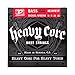 Dunlop DBHCN55120 Heavy Core Bass Strings, Heaviest, .055–.120, 4 Strings/Set