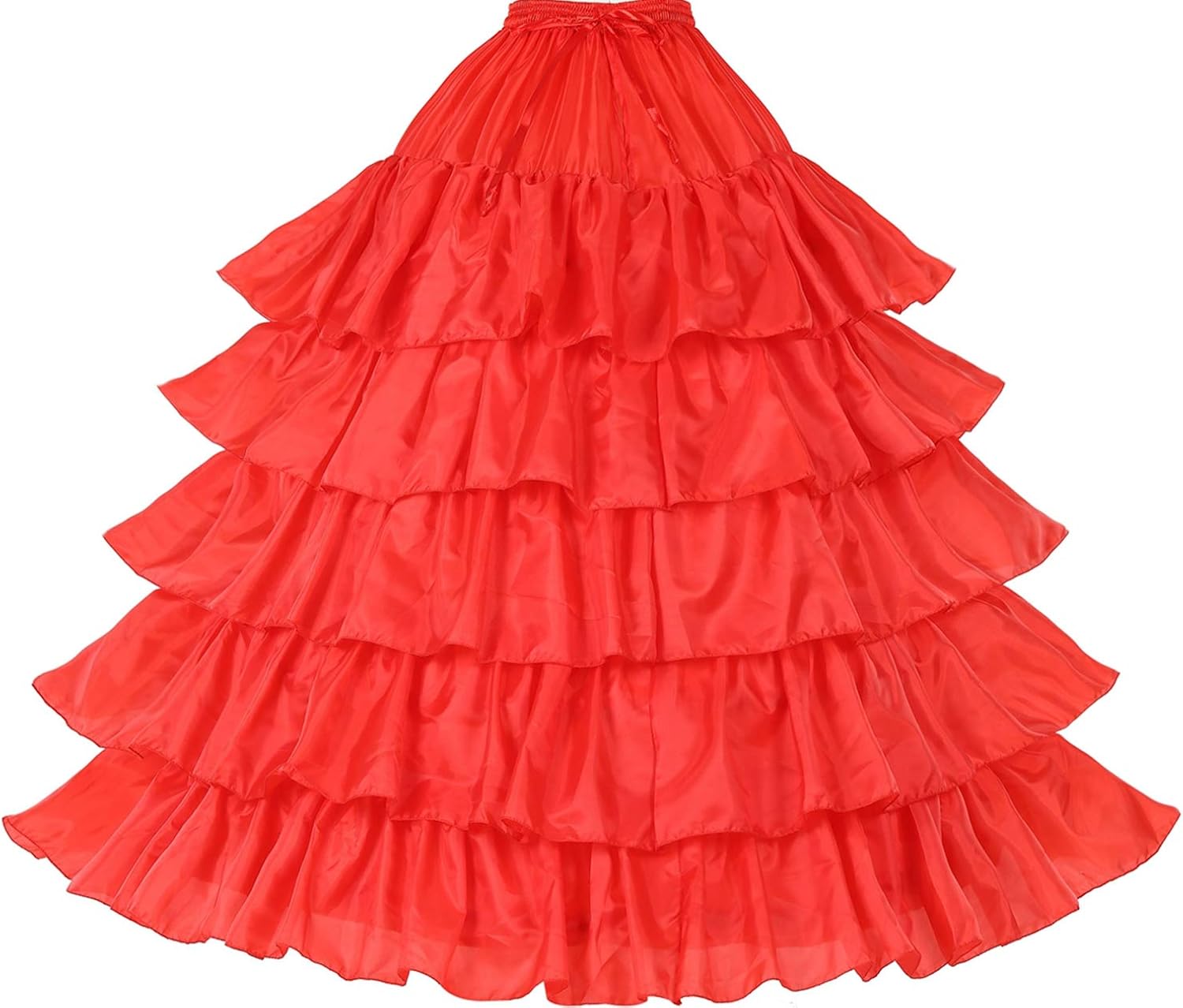 Sottogonna Tulle Vintage Per Donna - Crinolina Al Ginocchio Per Abiti Anni '50, 2 Strati Con Fodera In Taffetà, Gonfia E Morbida