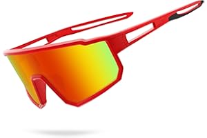 Derowern Kids Baseball Polarized Sunglasses Sports TR90 Lightweight Frame Sun Glass for Boys Girls Age 6-14 Softball Cycling