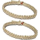 LUOS Natural Hemp Surfer Hawaiian Style Bracelet - Handmade