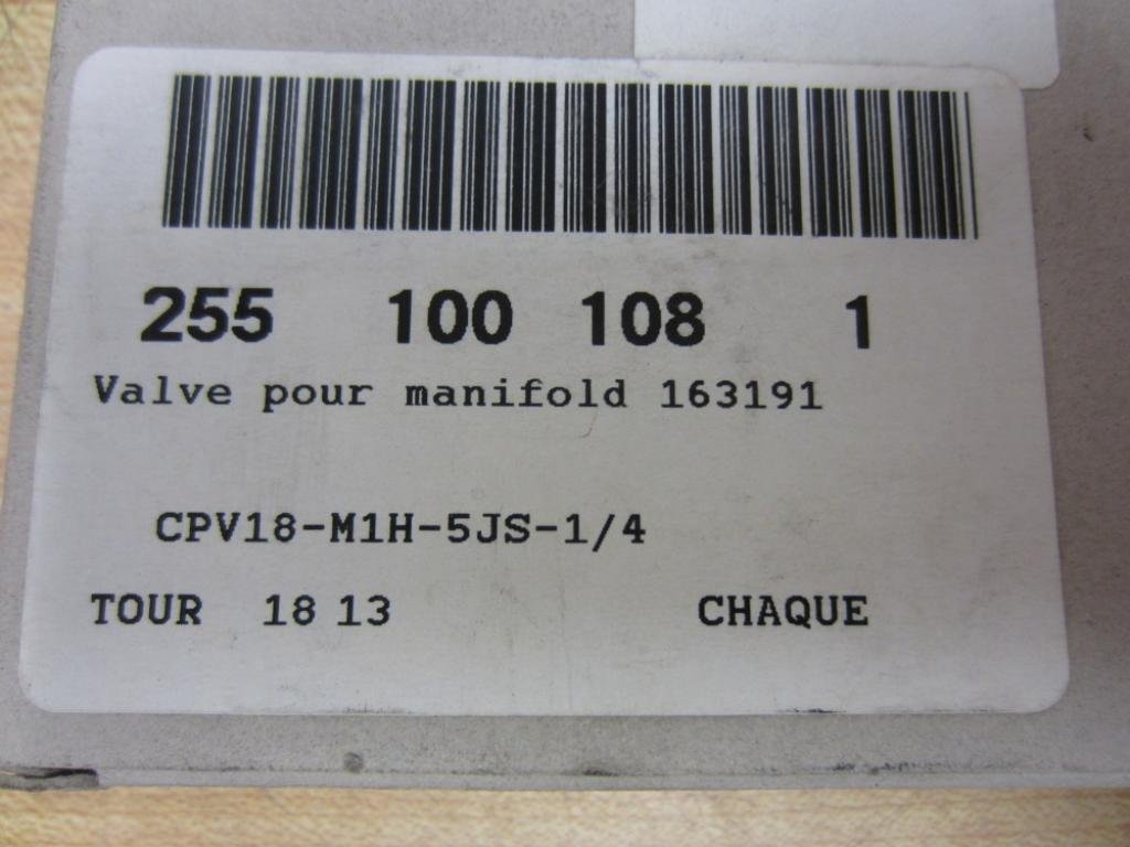 Festo 163191 Solenoid Valve, Model CPV18-M1H-5JS-1/4, White - Image 4