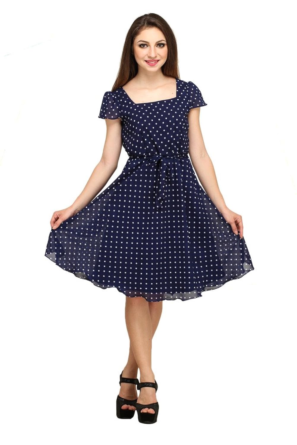 colorfuel women's georgette dress