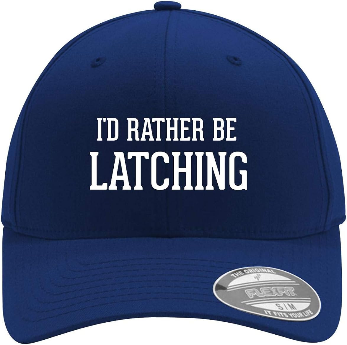 I'd Rather Be Latching - Adult Men's Hashtag Flexfit Baseball Hat Cap