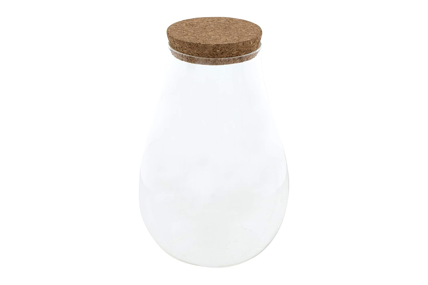 Creative Co Op Large Clear Cork Lid Glass Jar Df0874