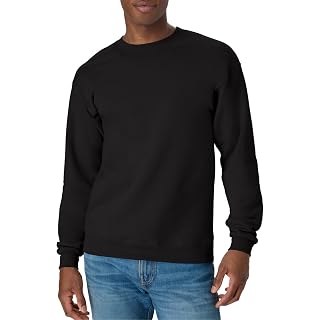 Hanes Men's Sweatshirt, EcoSmart Fleece Crewneck Sweatshirt, Big & Tall Available, 1 or 2-Pack
