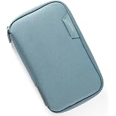 UT Wire Folio 1L Tech Gear Pouch for Personal or Individual Family, Travel, Work Cable Organizer, Electronic Tech Accessories with Label Identification, Small in Arctic Blue