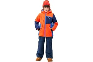 SMONTY Kids Ski Suit Girls Boys Snowsuits Winter Ski Jacket & Bib Pants Set Snowboard Waterproof Windproof Warm Coat