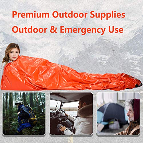 SAINUOD Emergency Sleeping Bag Waterproof Blanket Thermal Survival