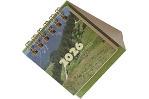 Portable 2026 Desktop Calendar 15 Month Runs From Oct 2025 to Dec 2026 Small Tabletop Planner for Home Pocket Sized Desk
