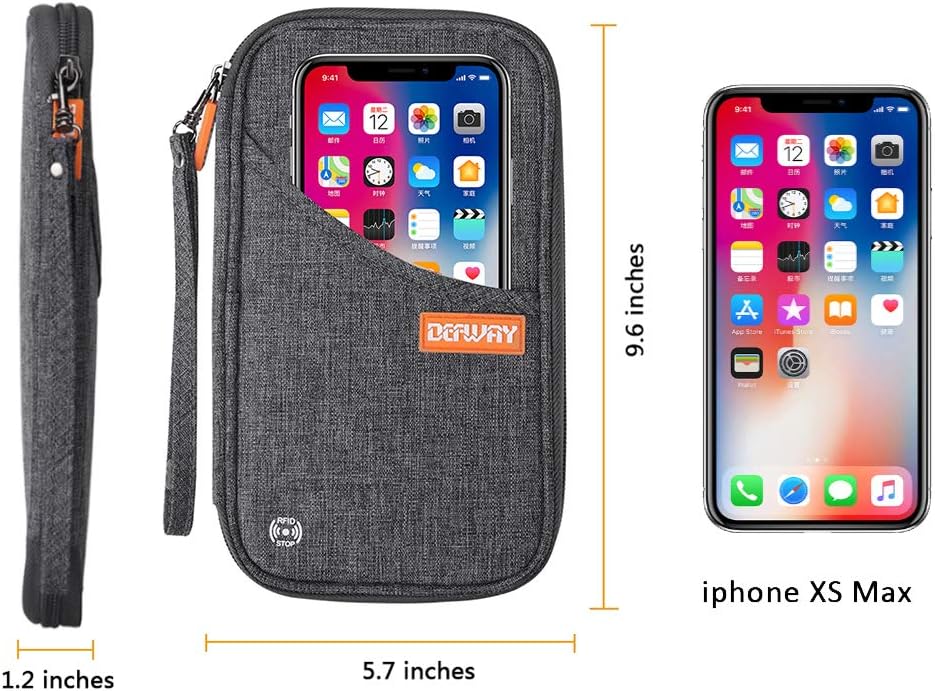  | Travel Wallet RFID Blocking Document Organizer Bag, Family Passport Holder | Passport Wallets