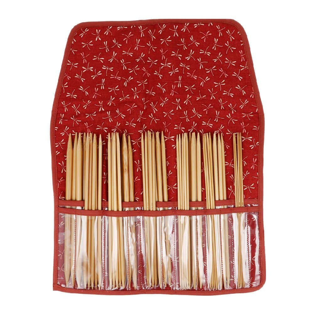 Seeknit - Seeknit Koshitsu Red (20cm) Double-Pointed Needle Set - 1 Piece