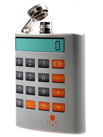 Happy Hours Stainless Steel Hip Flask (Happy-9)