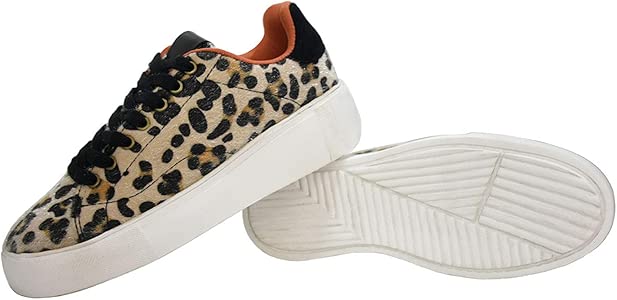 black leopard tennis shoes