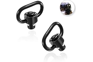 Quick Detach Sling Swivel Mount 1.25” Loop QD Sling Swivel （2 PCS）
