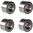 Complete Sealed Front and Rear Wheel Bearing Set - Fits 2002-Up Yamaha Kodiak Grizzly YXZ 450 550 660 700 1000